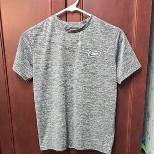 Good Condition. Reebok Boy's Gray Heather Athletic Tee Size 10/12